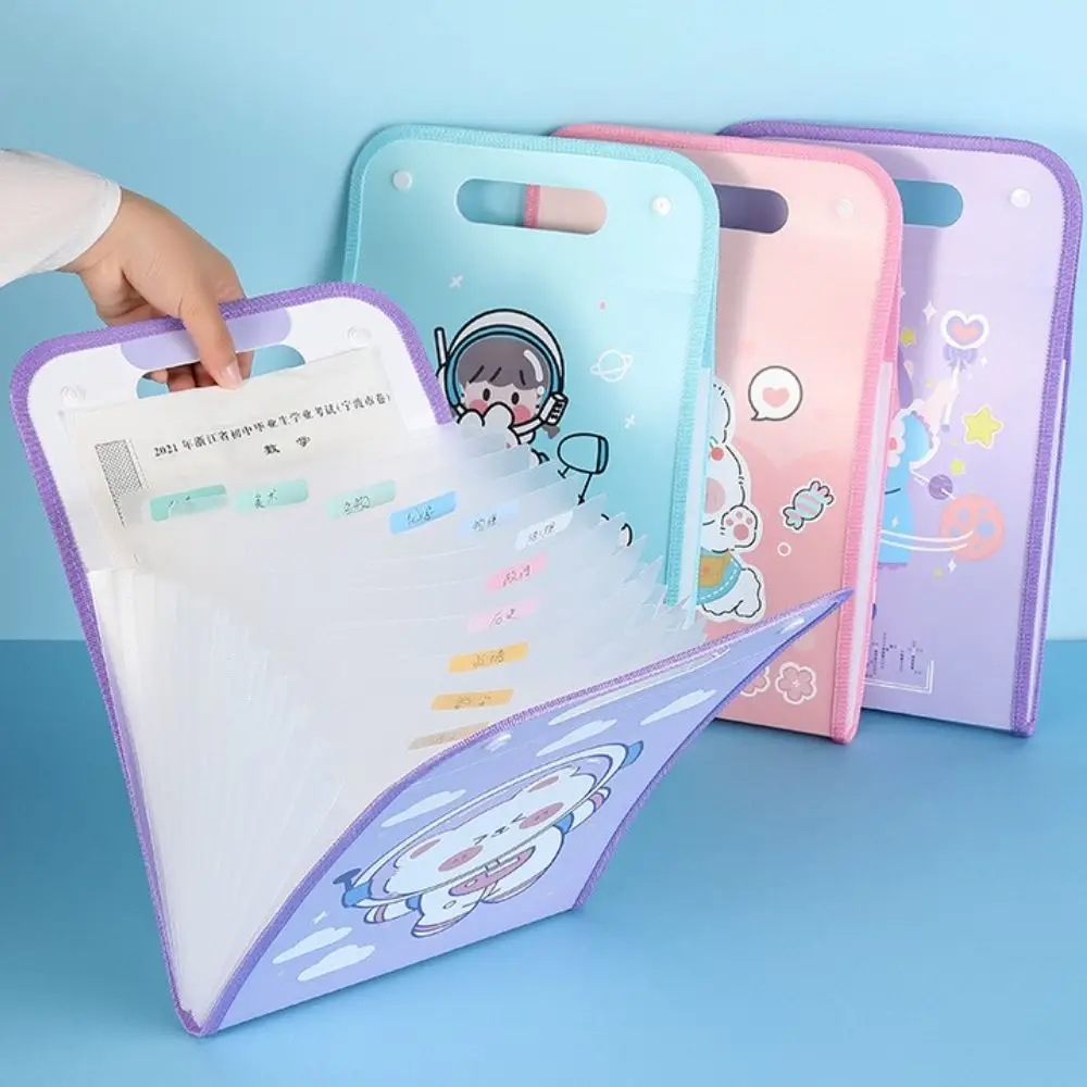 13 Pocket Cute Cartoon A4 File Folder Large Capacity Document Organiser Lovely Document Bag Portable Organ Box
13 Pocket Cute Cartoon A4 File Folder Large Capacity Document Organiser Lovely Document Bag Portable Organ Box