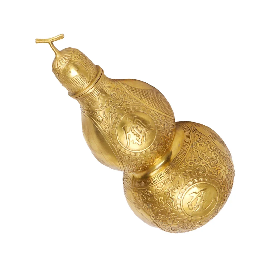 Gourd Wu Lou Chinese Calabash Statue Shui Feng Lucky Wealth Copper Ornament Decoration Sculpture Figurine Brass Decor Hanging
Gourd Wu Lou Chinese Calabash Statue Shui Feng Lucky Wealth Copper Ornament Decoration Sculpture Figurine Brass Decor Hanging
