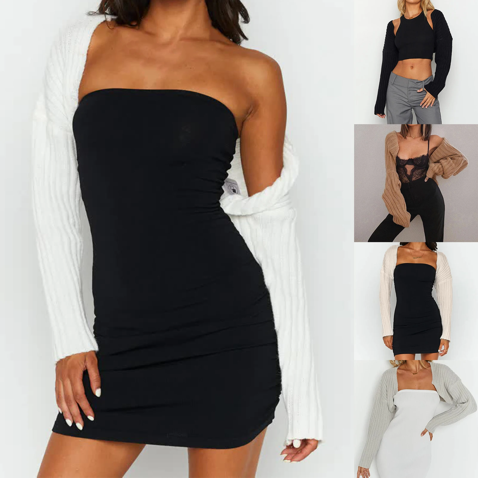 Women's Knitted Open Front Sweater Batwing Sleeve Ladies Long Sleeve Mini Cardigan Solid Color Loose Fit Sexy Style Casual Wear
Women's Knitted Open Front Sweater Batwing Sleeve Ladies Long Sleeve Mini Cardigan Solid Color Loose Fit Sexy Style Casual Wear