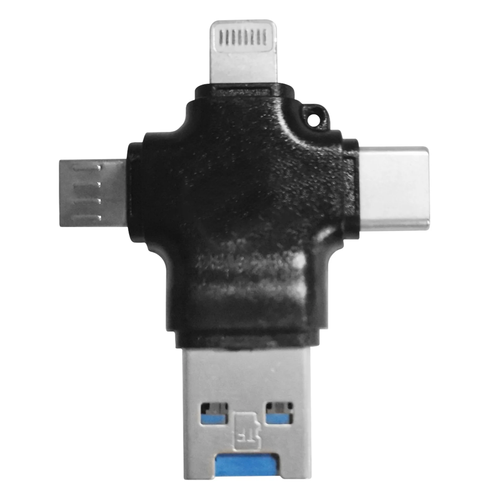 4-IN-1 Card Reader Portable Memory Card Reader Adapter For Apple Android Type-C Devices Compatible With TF Cards(Black/White)
4-IN-1 Card Reader Portable Memory Card Reader Adapter For Apple Android Type-C Devices Compatible With TF Cards(Black/White)