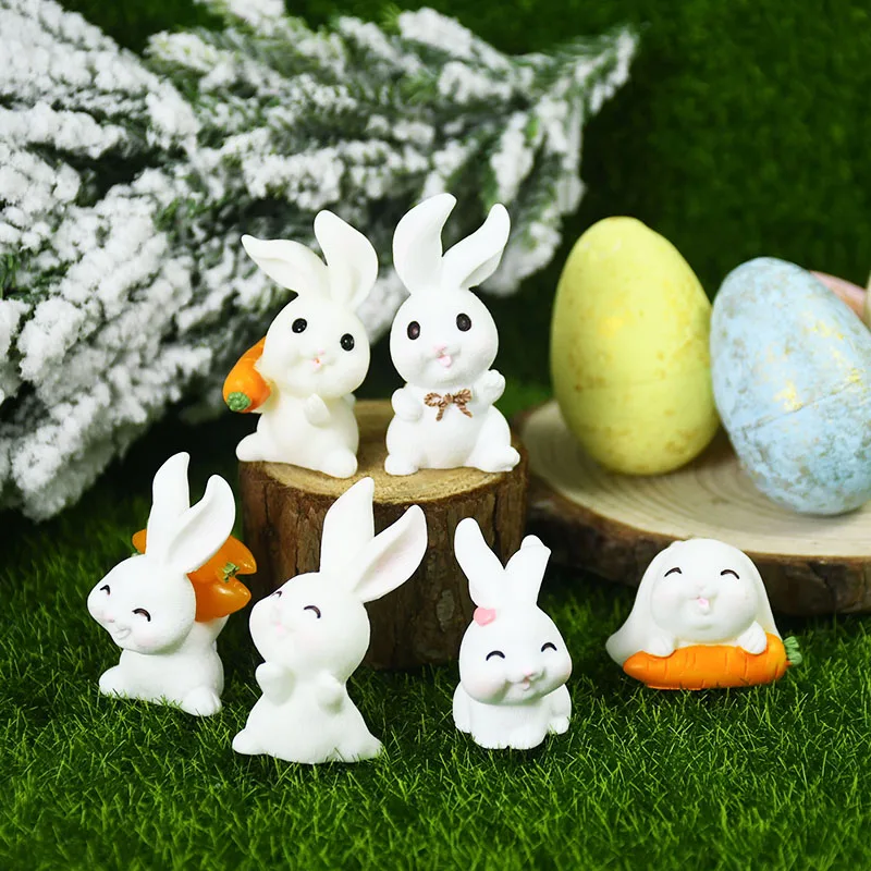 1piece White Cartoon Rabbit Ornaments Mini Statue Easter Table Ornaments Children Cartoon Gifts DIY Home Decoration Accessories
1piece White Cartoon Rabbit Ornaments Mini Statue Easter Table Ornaments Children Cartoon Gifts DIY Home Decoration Accessories