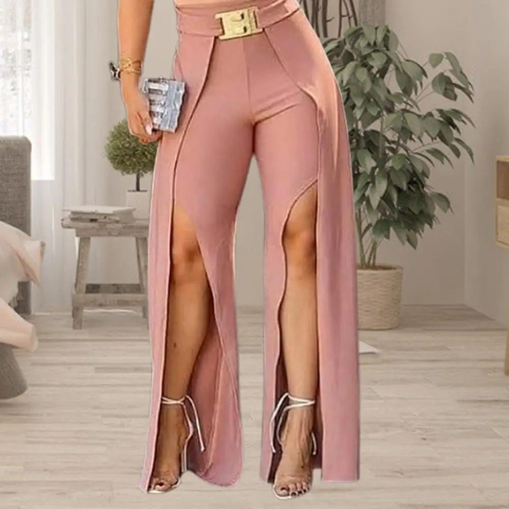 pantalones de mujer Fashion Women Pants 2022 Solid Color Long Split Summer Sexy Wide Leg Trousers Women Streetwear
pantalones de mujer Fashion Women Pants 2022 Solid Color Long Split Summer Sexy Wide Leg Trousers Women Streetwear