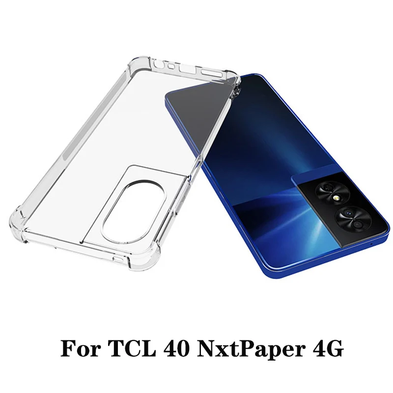 Чехол TCL 40 NxtPaper 4G прозрачная подушка безопасности силиконовый противоударный