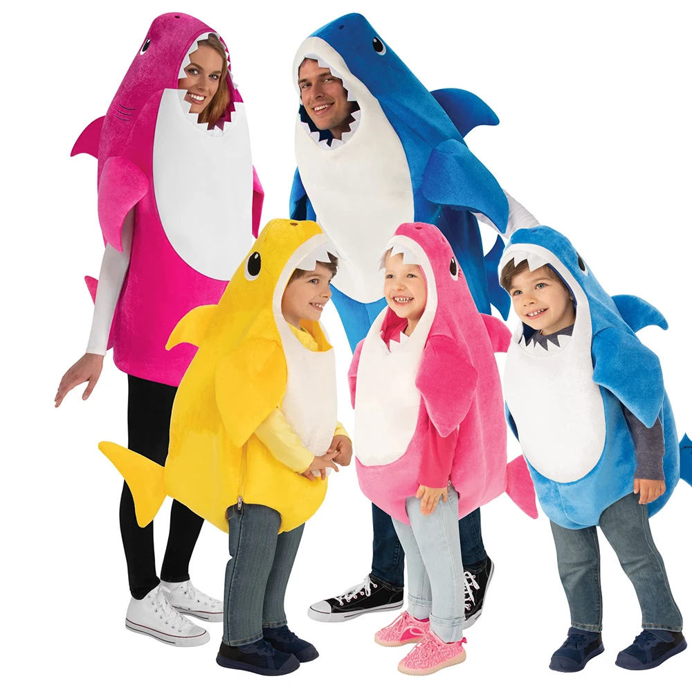 Toddler Yellow Shark Costume Baby Cute Pink Mommy Shark Halloween Costume Kids Blue Daddy Sharks For Family Purim Carnival Party
Toddler Yellow Shark Costume Baby Cute Pink Mommy Shark Halloween Costume Kids Blue Daddy Sharks For Family Purim Carnival Party