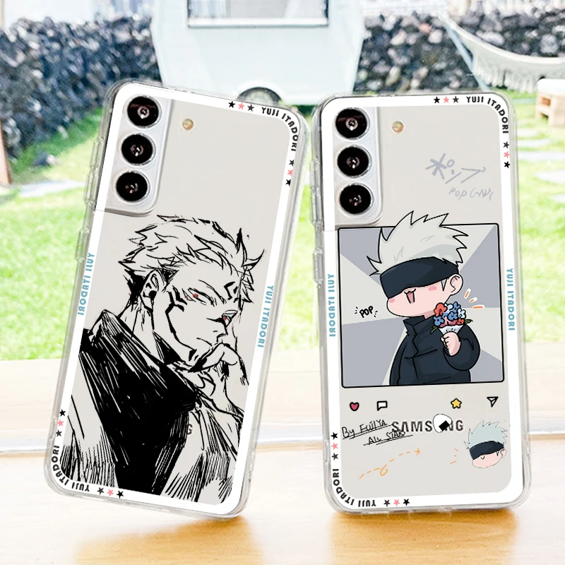 Anime Comics Jujutsu Kaisen Phone Case For Samsung S23 S22 S21 S20 FE Ultra Pro Lite S10 S9 S8 Plus S7 5G Transparent Cover
Anime Comics Jujutsu Kaisen Phone Case For Samsung S23 S22 S21 S20 FE Ultra Pro Lite S10 S9 S8 Plus S7 5G Transparent Cover