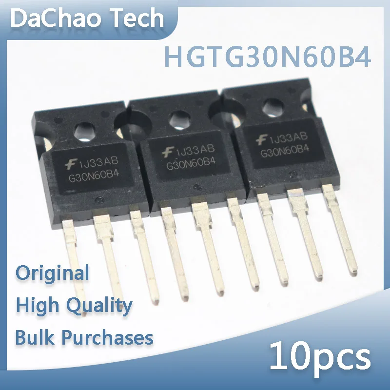 10 шт. HGTG30N60B4 600 в 60A 30A Fairchild IGBT TO-247 оригинальный новый 
10 шт. HGTG30N60B4 600 в 60A 30A Fairchild IGBT TO-247 оригинальный новый