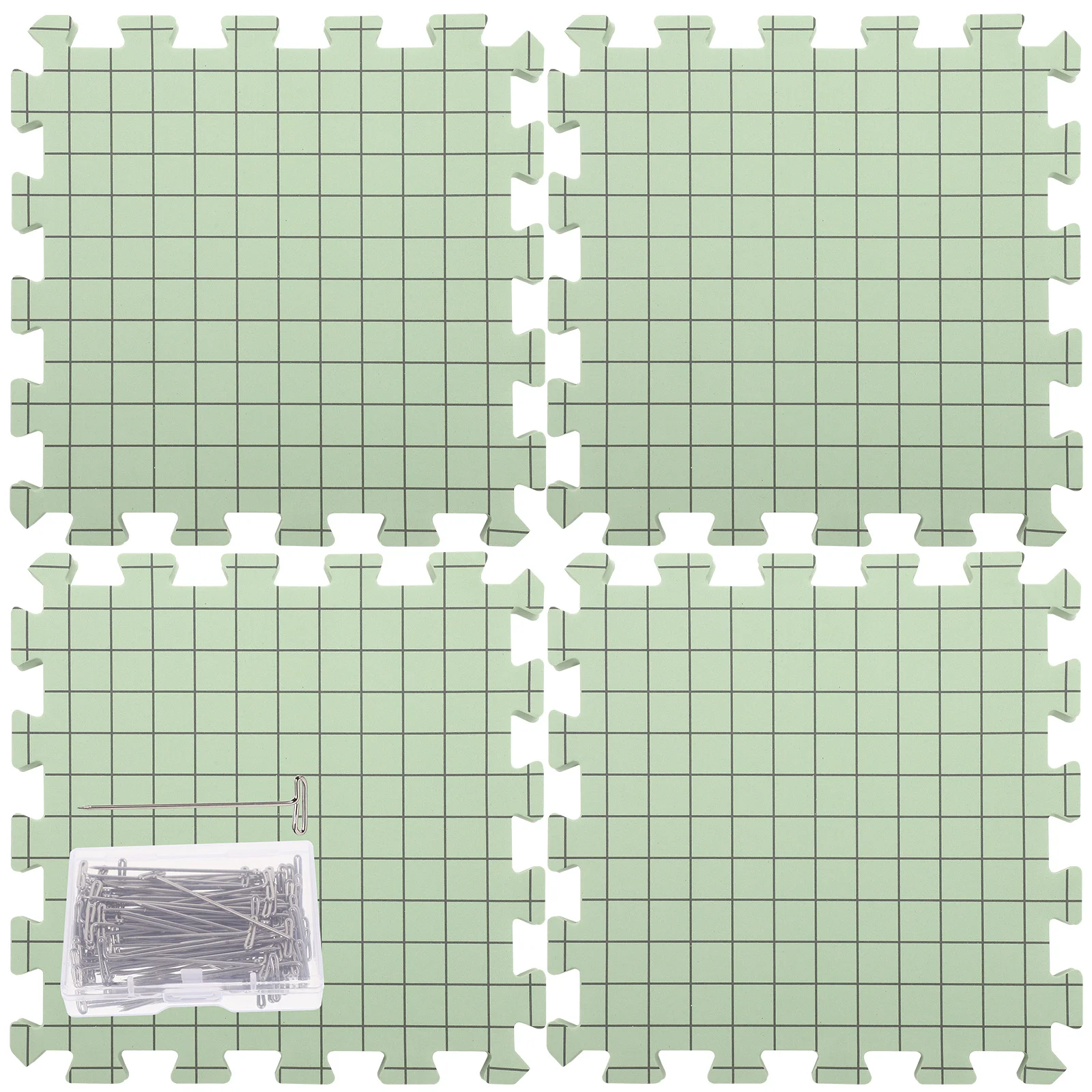 1 Set Blocking Mat for Knitting Foam Blocking Board Crocheting Blocking Board and Fixing Pin
1 Set Blocking Mat for Knitting Foam Blocking Board Crocheting Blocking Board and Fixing Pin