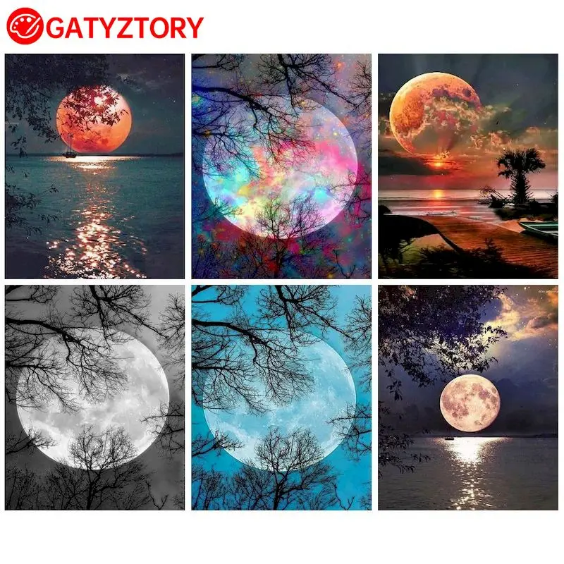 GATYZTORY 5D DIY алмазная живопись Луна живописные наборы мозаика Алмазная вышивка ручной работы Стразы картины подарок домашний декор
GATYZTORY 5D DIY алмазная живопись Луна живописные наборы мозаика Алмазная вышивка ручной работы Стразы картины подарок домашний декор