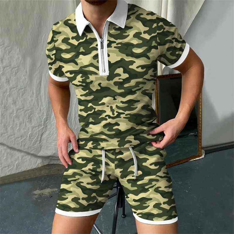 Men's Polo Suit Fashion Men Sets 3D Printed 2022 Streetwear V-neck Short Sleeve POLO Shirt & Shorts Two Pieces Men Casual Suit
Men's Polo Suit Fashion Men Sets 3D Printed 2022 Streetwear V-neck Short Sleeve POLO Shirt & Shorts Two Pieces Men Casual Suit