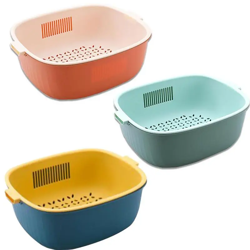 Double Drain Basket | Double Layer Drain Basket | Multifunction Kitchen Colander Drain Basin Washing Basket For Spaghetti Pasta
Double Drain Basket | Double Layer Drain Basket | Multifunction Kitchen Colander Drain Basin Washing Basket For Spaghetti Pasta