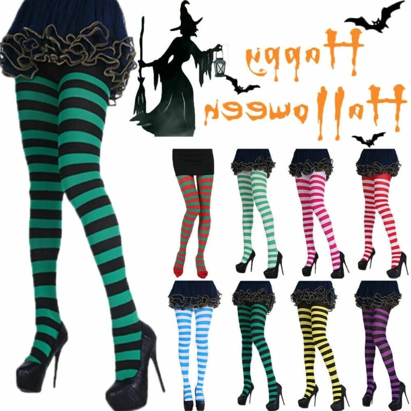 New Christmas Tights Women Sexy Striped Colourful Pantyhose Xmas Cosplay Costume Tights Winter Warm Gothic Stockings Wholesale
New Christmas Tights Women Sexy Striped Colourful Pantyhose Xmas Cosplay Costume Tights Winter Warm Gothic Stockings Wholesale
