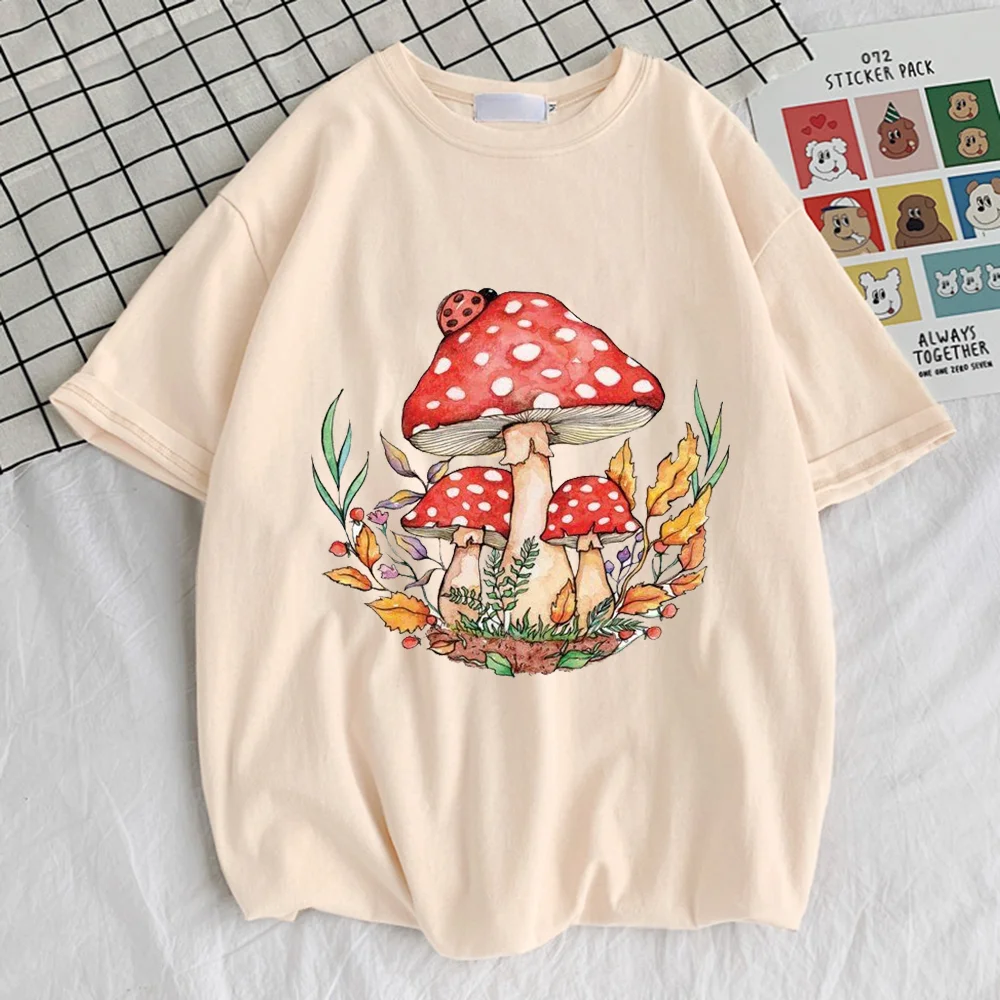 1Pcs Colored Wild Mushroom T-shirt Aesthetic Mycology Plant Tshirt Women Cottagecore Hippie Nature Tshirt Women Casual Top Tee
1Pcs Colored Wild Mushroom T-shirt Aesthetic Mycology Plant Tshirt Women Cottagecore Hippie Nature Tshirt Women Casual Top Tee