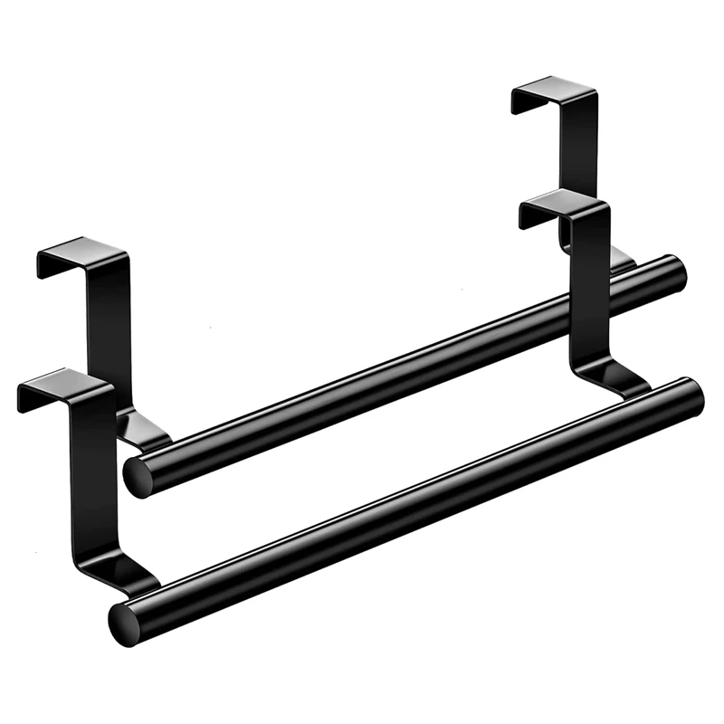 Over The Door Towel Rack, Kitchen Towel Holder, Over Cabinet Towel Bar, Matte Black 2 Pack,For Hand, Dish, Tea Towels
Over The Door Towel Rack, Kitchen Towel Holder, Over Cabinet Towel Bar, Matte Black 2 Pack,For Hand, Dish, Tea Towels