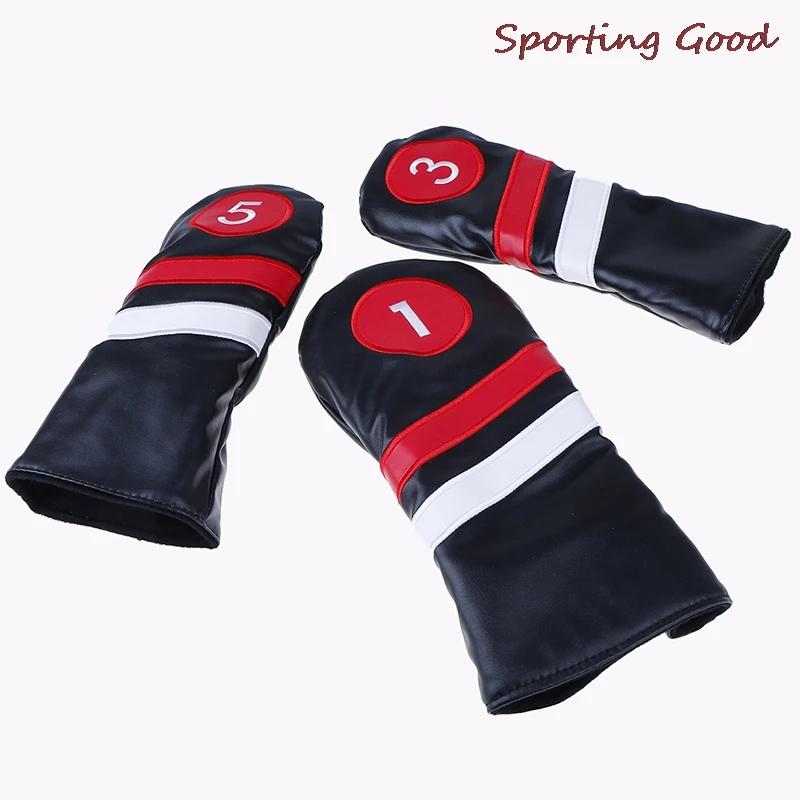 Golf Club #1 #3 #5 Wood Headcovers Driver/ Fairway Rescue Woods/ Hybrid PU Leather Head Covers Set Protector
Golf Club #1 #3 #5 Wood Headcovers Driver/ Fairway Rescue Woods/ Hybrid PU Leather Head Covers Set Protector