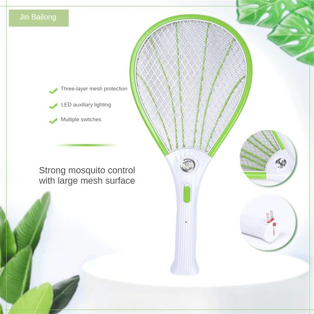 Shock Fly Swatter Three-layer Large Mesh Abs Electric Mosquito Swatter Instant Mosquito Killer Garden Supplies Anti-electric
Shock Fly Swatter Three-layer Large Mesh Abs Electric Mosquito Swatter Instant Mosquito Killer Garden Supplies Anti-electric