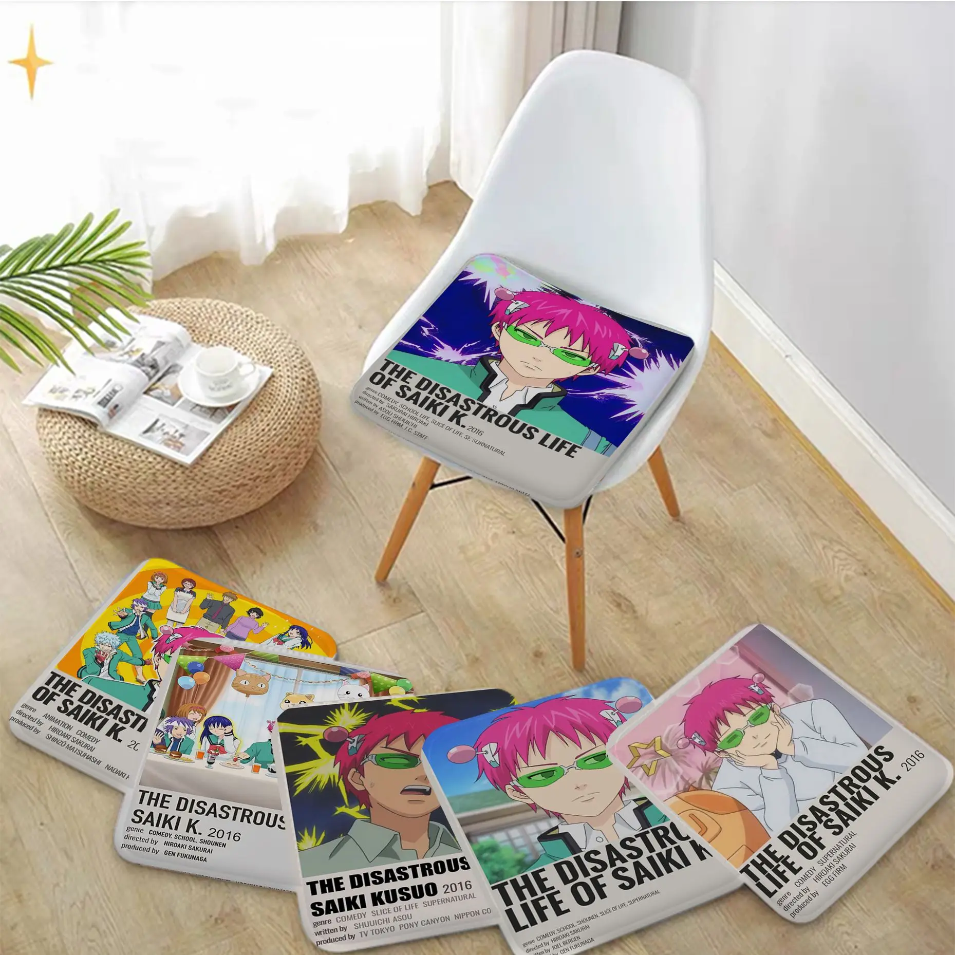 The Disastrous Life Of Saiki K Saiki Kusuo Meditation Cushion Stool Pad Dining Chair Tatami Seat Cushion Anti-Slip Sofa Cushion
The Disastrous Life Of Saiki K Saiki Kusuo Meditation Cushion Stool Pad Dining Chair Tatami Seat Cushion Anti-Slip Sofa Cushion