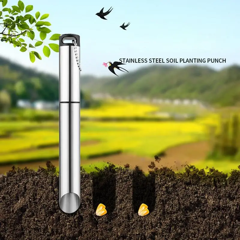 Bulb Planter Tool Handheld Garden Dibber Seed Planting Tool Transparent Bulb Vase Wooden Stand Desktop Self Watering Plant Decor
Bulb Planter Tool Handheld Garden Dibber Seed Planting Tool Transparent Bulb Vase Wooden Stand Desktop Self Watering Plant Decor