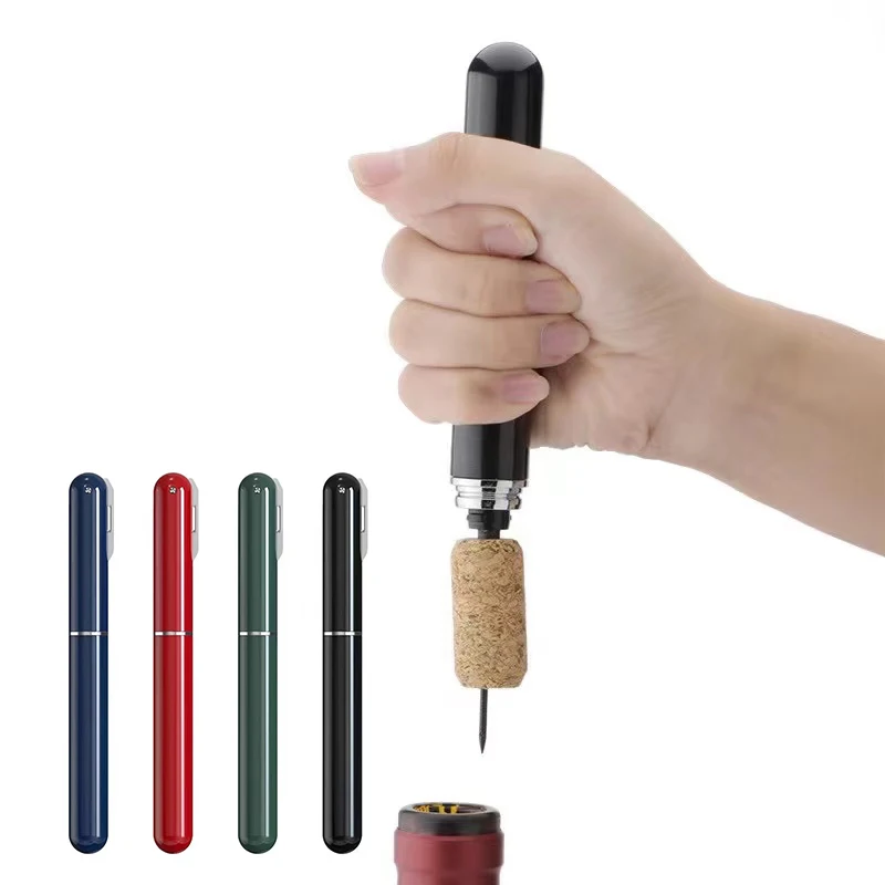 Air Pump Wine Bottle Opener Fountain Pen Safe Portable Stainless Steel Pin Cork Remover Wine Corkscrew Kitchen Bar Accessories
Air Pump Wine Bottle Opener Fountain Pen Safe Portable Stainless Steel Pin Cork Remover Wine Corkscrew Kitchen Bar Accessories
