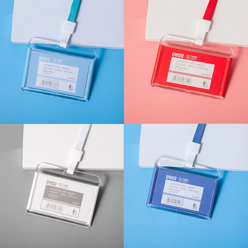 1 PCS Transparent Work Card Badge Holder Office Staff Employees ID Card Clear Pass Name Work Card Cover Case Sleeve with Lanyard
1 PCS Transparent Work Card Badge Holder Office Staff Employees ID Card Clear Pass Name Work Card Cover Case Sleeve with Lanyard