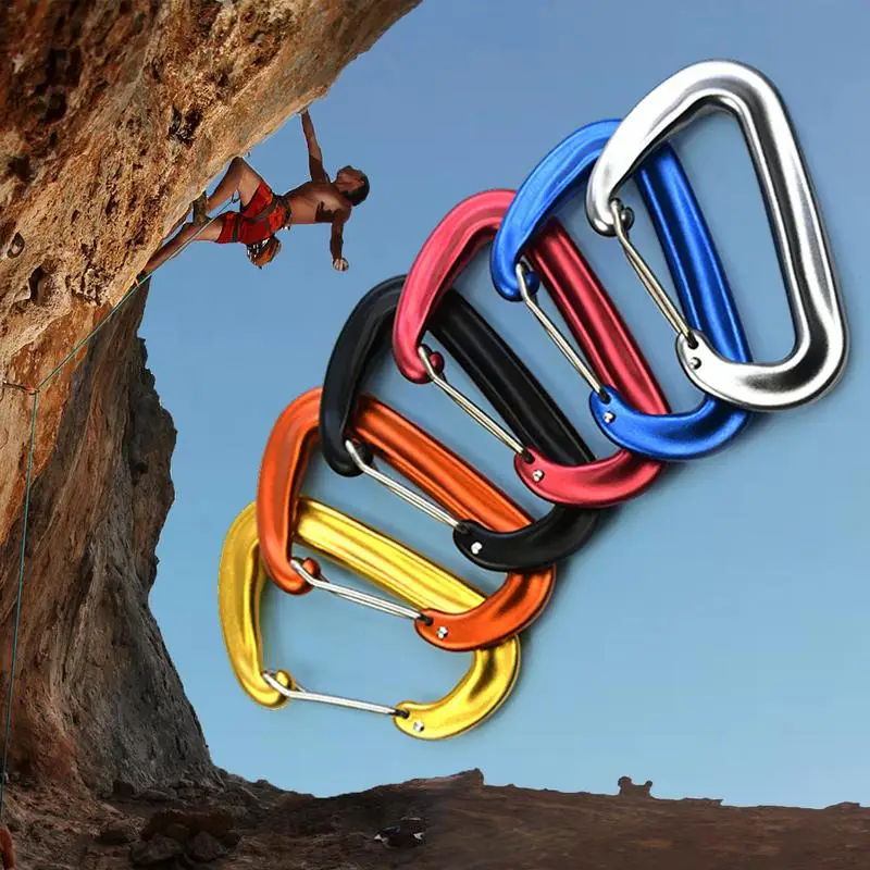 HighStrength Aviation Aluminum 7075 Material Climbing Hanging Hammock Safety Buckle Mountaineering Hook Carabiner Alumin
HighStrength Aviation Aluminum 7075 Material Climbing Hanging Hammock Safety Buckle Mountaineering Hook Carabiner Alumin