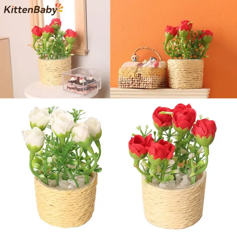 1/12 миниатюрные горшечные растения для кукольного домика с вазой, цветы для кукольного домика, аксессуары для украшения мебели 
1/12 миниатюрные горшечные растения для кукольного домика с вазой, цветы для кукольного домика, аксессуары для украшения мебели