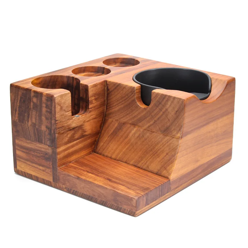 Wood Coffee Filter Tamper Holder Espresso Tamper Mat Stand Slag Box Coffee Accessories -Zebrawood
Wood Coffee Filter Tamper Holder Espresso Tamper Mat Stand Slag Box Coffee Accessories -Zebrawood