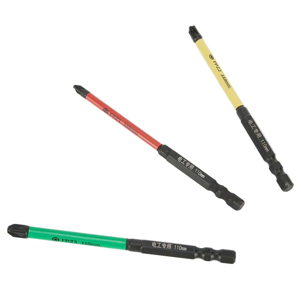 3pcs 110mm Magnetic Special Slotted Cross Screwdriver Bits FPZ1 FPZ2 FPZ3 For Electrician Socket Switch Hand Tools
3pcs 110mm Magnetic Special Slotted Cross Screwdriver Bits FPZ1 FPZ2 FPZ3 For Electrician Socket Switch Hand Tools