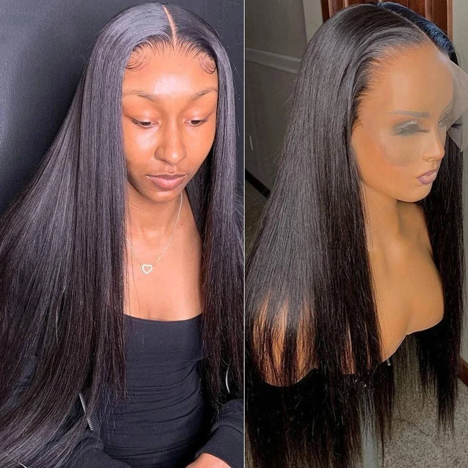 13X4 HD Transparent Lace Frontal Wigs 24 26 Straight Human Hair Wigs Brazilian Straight Hair 13X6 Lace Front Wig 4X4 Closure Wig
13X4 HD Transparent Lace Frontal Wigs 24 26 Straight Human Hair Wigs Brazilian Straight Hair 13X6 Lace Front Wig 4X4 Closure Wig