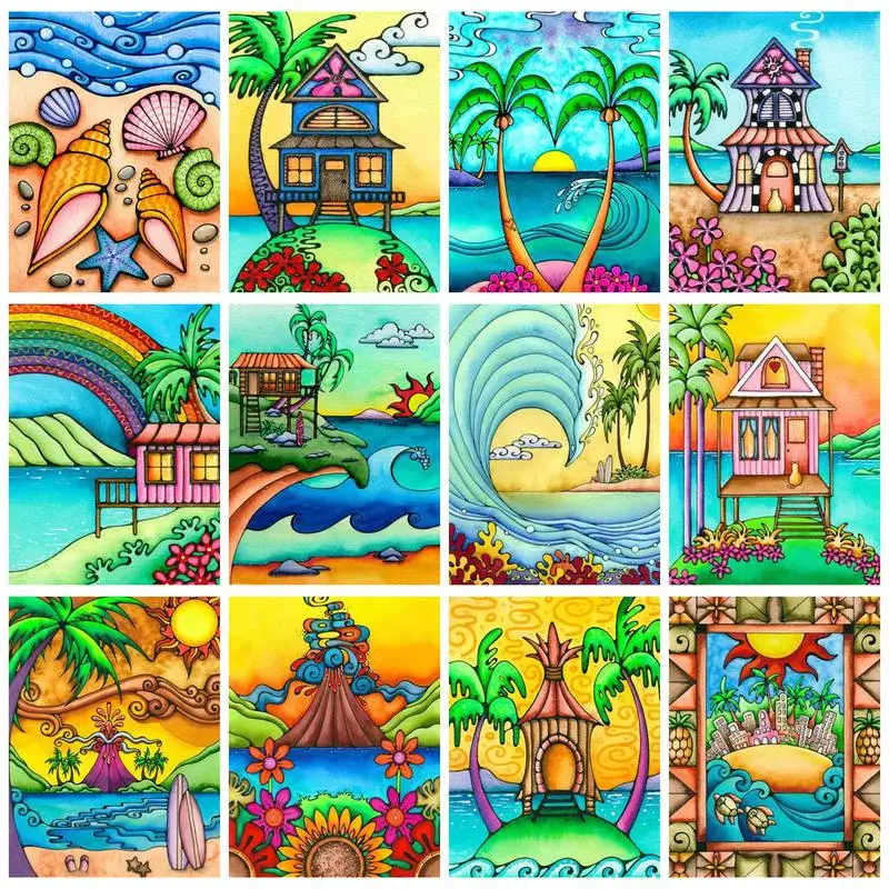 PhotoCustom Painting By Numbers For Beginner Kits Cartoon Landscape Shell And Conch Acrylic Paint On Canvas Painting For Diy Gif
PhotoCustom Painting By Numbers For Beginner Kits Cartoon Landscape Shell And Conch Acrylic Paint On Canvas Painting For Diy Gif