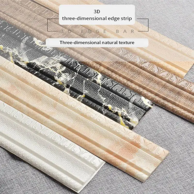 3D Foam Wall Edge Strip Stickers Embossed Corner Line Baseboard Corner Self Adhesive Waterproof Waist Line Sticker Home Decor
3D Foam Wall Edge Strip Stickers Embossed Corner Line Baseboard Corner Self Adhesive Waterproof Waist Line Sticker Home Decor