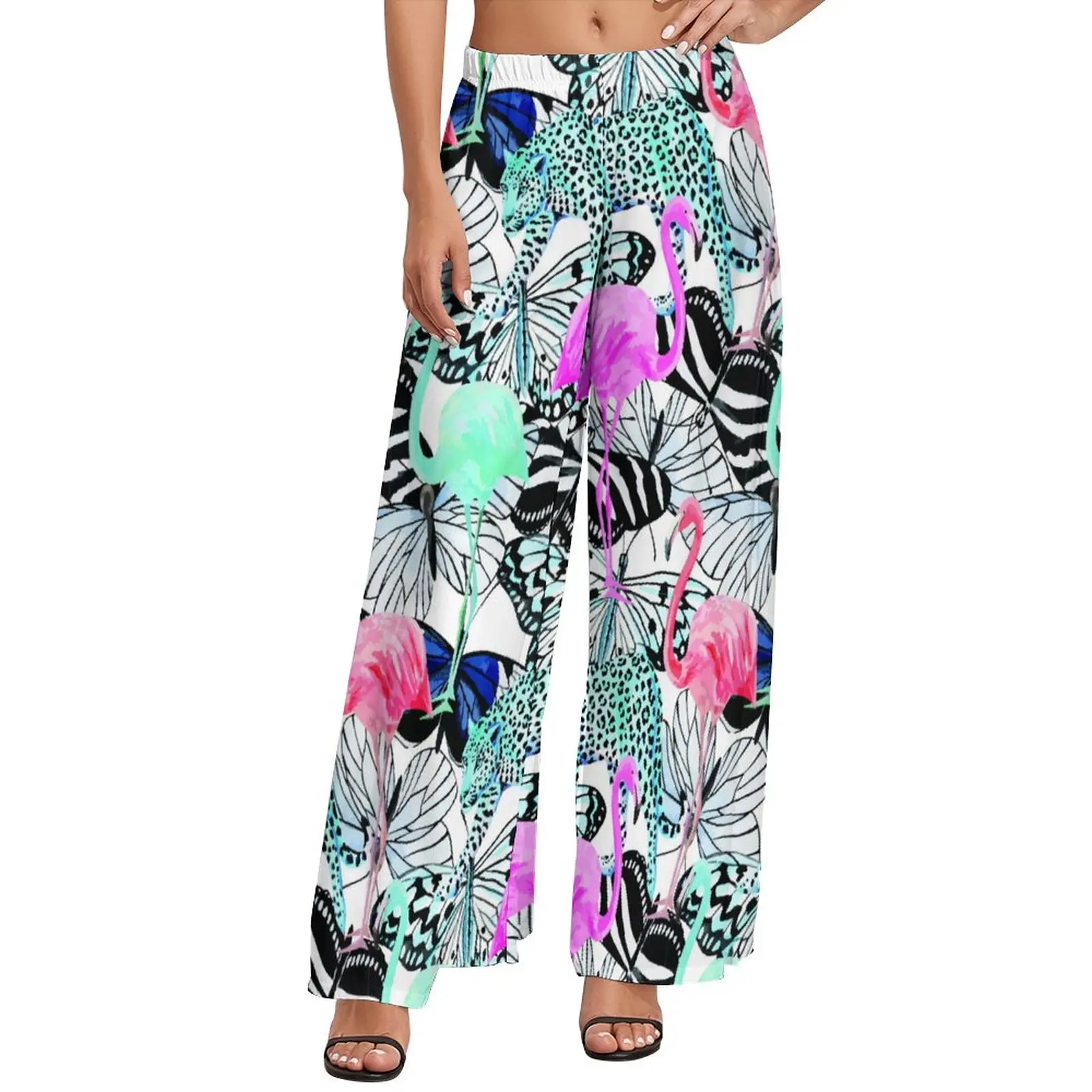 Cheetah Animals Trendy Pants Womens Flamingo Butterfly Print Streetwear Printed Trousers Big Size Trendy Wide Leg Pants
Cheetah Animals Trendy Pants Womens Flamingo Butterfly Print Streetwear Printed Trousers Big Size Trendy Wide Leg Pants
