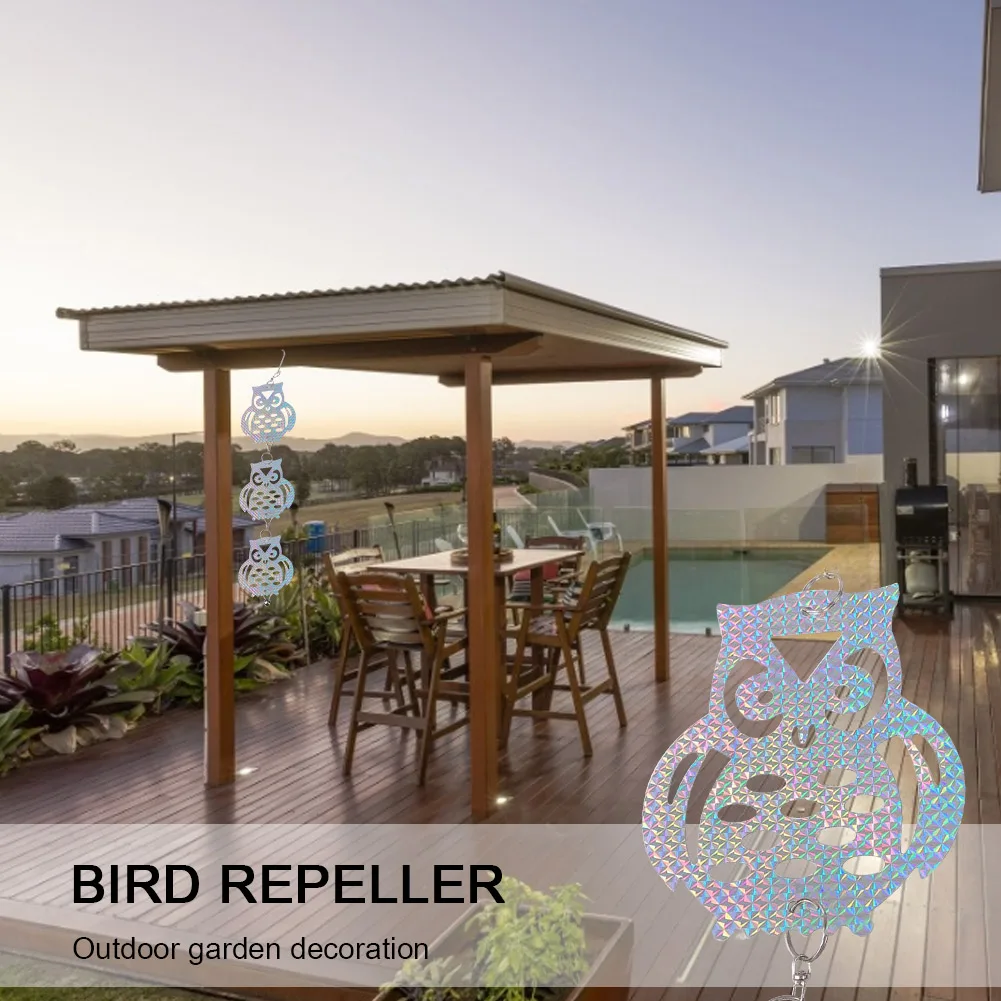 Birds Repeller Hanging Bird Repellent Film Outdoor Garden Owl Reflective Rotating Rod Reflective Wind Spiral Deterrent Control
Birds Repeller Hanging Bird Repellent Film Outdoor Garden Owl Reflective Rotating Rod Reflective Wind Spiral Deterrent Control