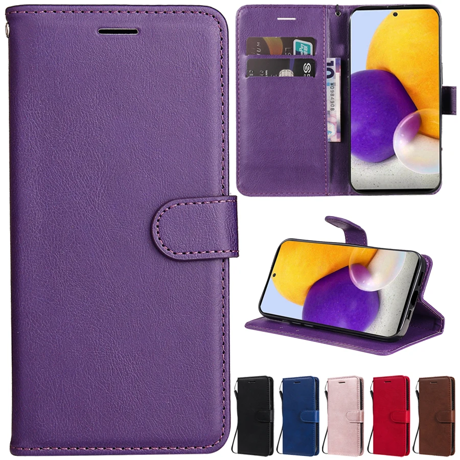 

Luxury Simplicity Leather Wallet Case For LG K92 K61 K52 K51 K50S K42 K10 2018 Stylo 7 6 5 V60 V50 V40 Q61 Q60 Q6 G7 G8 ThinQ G9