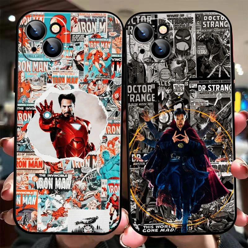 Captain America Spiderman Iron Man For Apple iPhone 13 12 11 Pro Max Mini X XR XS Max SE 6 6S 7 8 Plus Phone Case Soft
Captain America Spiderman Iron Man For Apple iPhone 13 12 11 Pro Max Mini X XR XS Max SE 6 6S 7 8 Plus Phone Case Soft