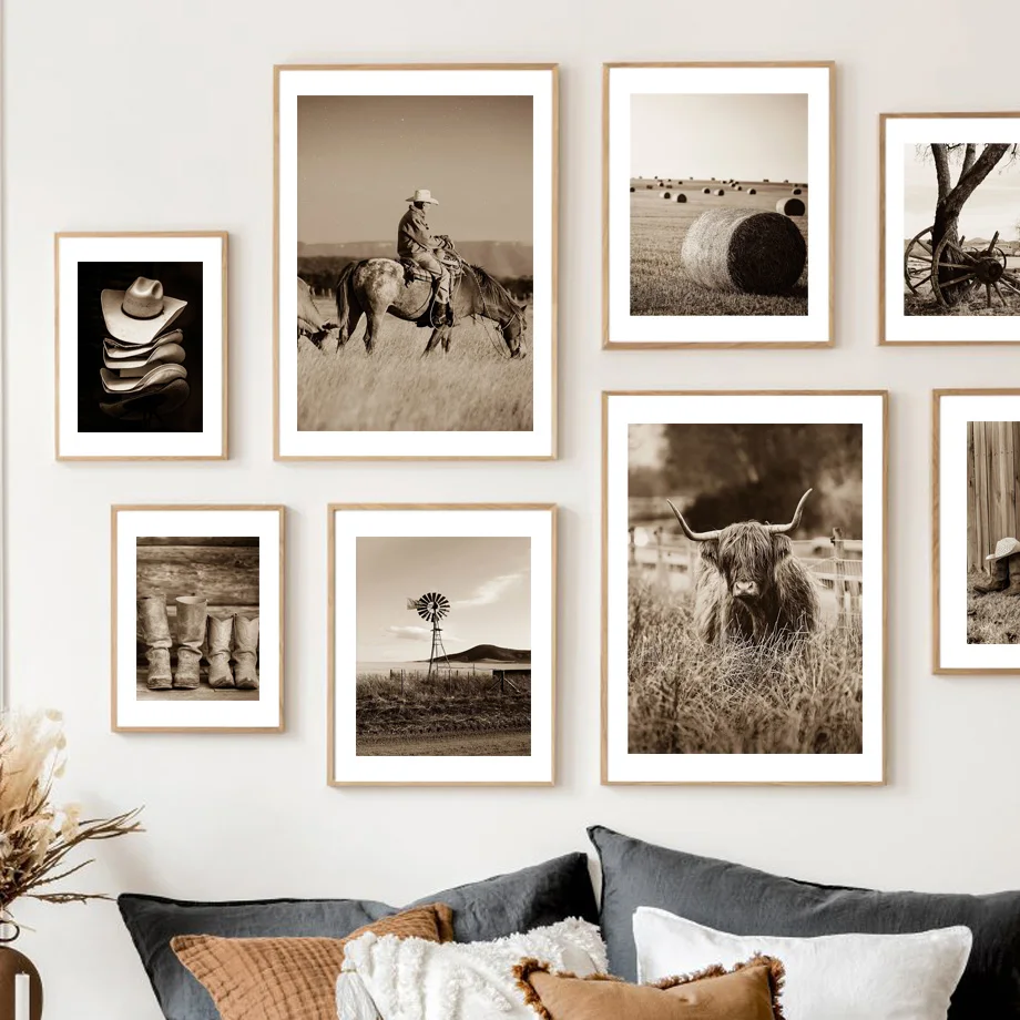 Sepia Highland Cow Farmhouse Cowboy Horse Wall Art Canvas Painting Nordic Posters And Prints Wall Pictures For Living Room Decor
Sepia Highland Cow Farmhouse Cowboy Horse Wall Art Canvas Painting Nordic Posters And Prints Wall Pictures For Living Room Decor