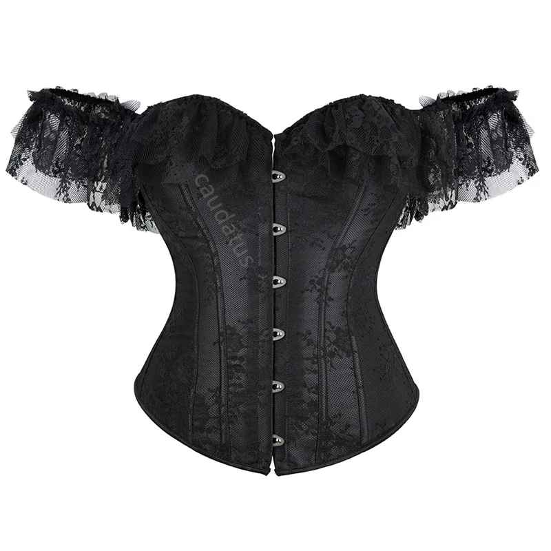 Black Corset and Bustier Top Women Lace Up Trim With Sleeves Off Shoulder Plus Size Costumes Vintage Halloween Renaissance Red
Black Corset and Bustier Top Women Lace Up Trim With Sleeves Off Shoulder Plus Size Costumes Vintage Halloween Renaissance Red