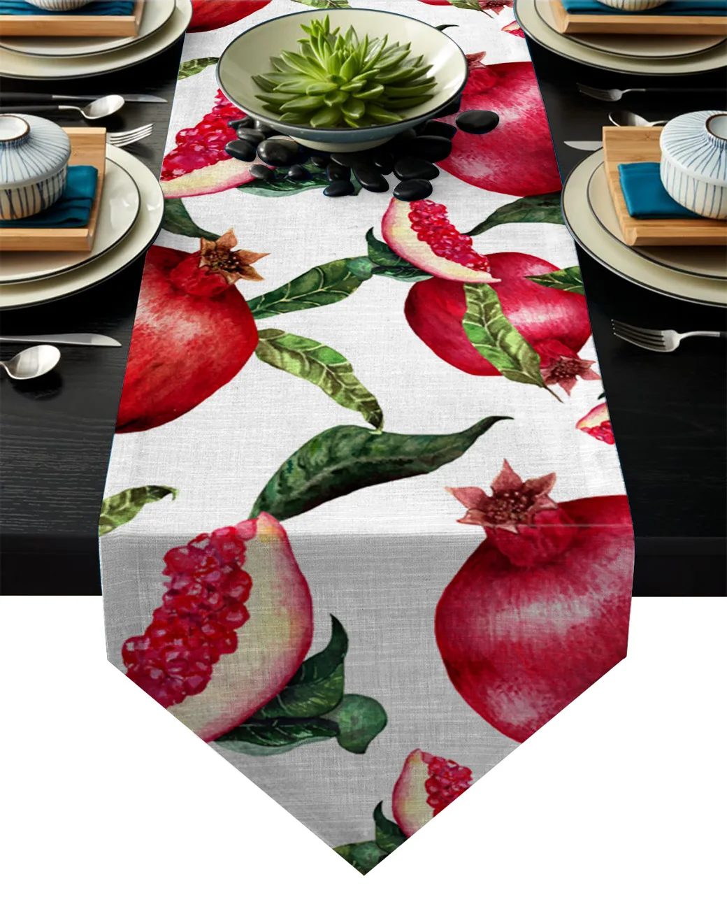 Summer Fruit Red Pomegranate Green Leaf Table Runners For Wedding Party Decoration Modern Table Runner Home Kitchen Decor
Summer Fruit Red Pomegranate Green Leaf Table Runners For Wedding Party Decoration Modern Table Runner Home Kitchen Decor
