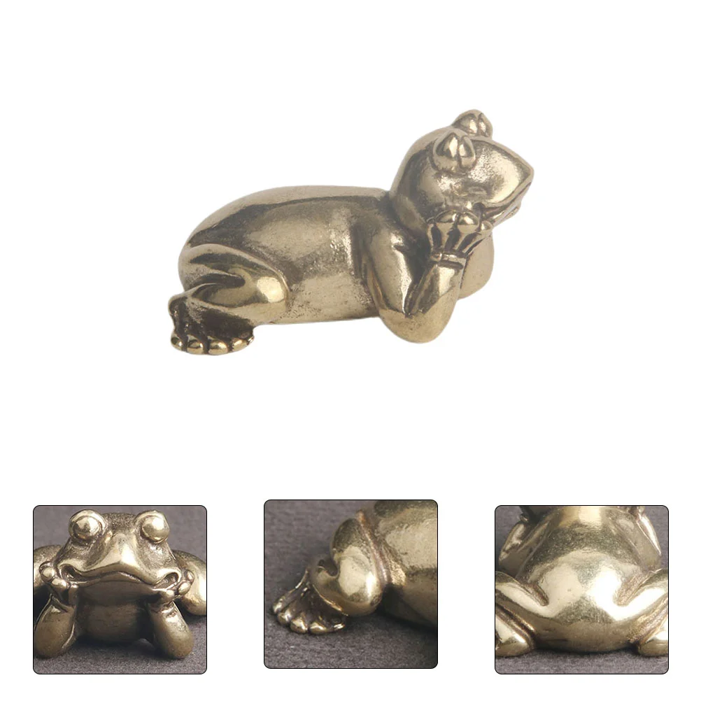 Frogs Figure Decorative Frogs Statue Delicate Frogs Adornment Brass Frogs Ornament
Frogs Figure Decorative Frogs Statue Delicate Frogs Adornment Brass Frogs Ornament