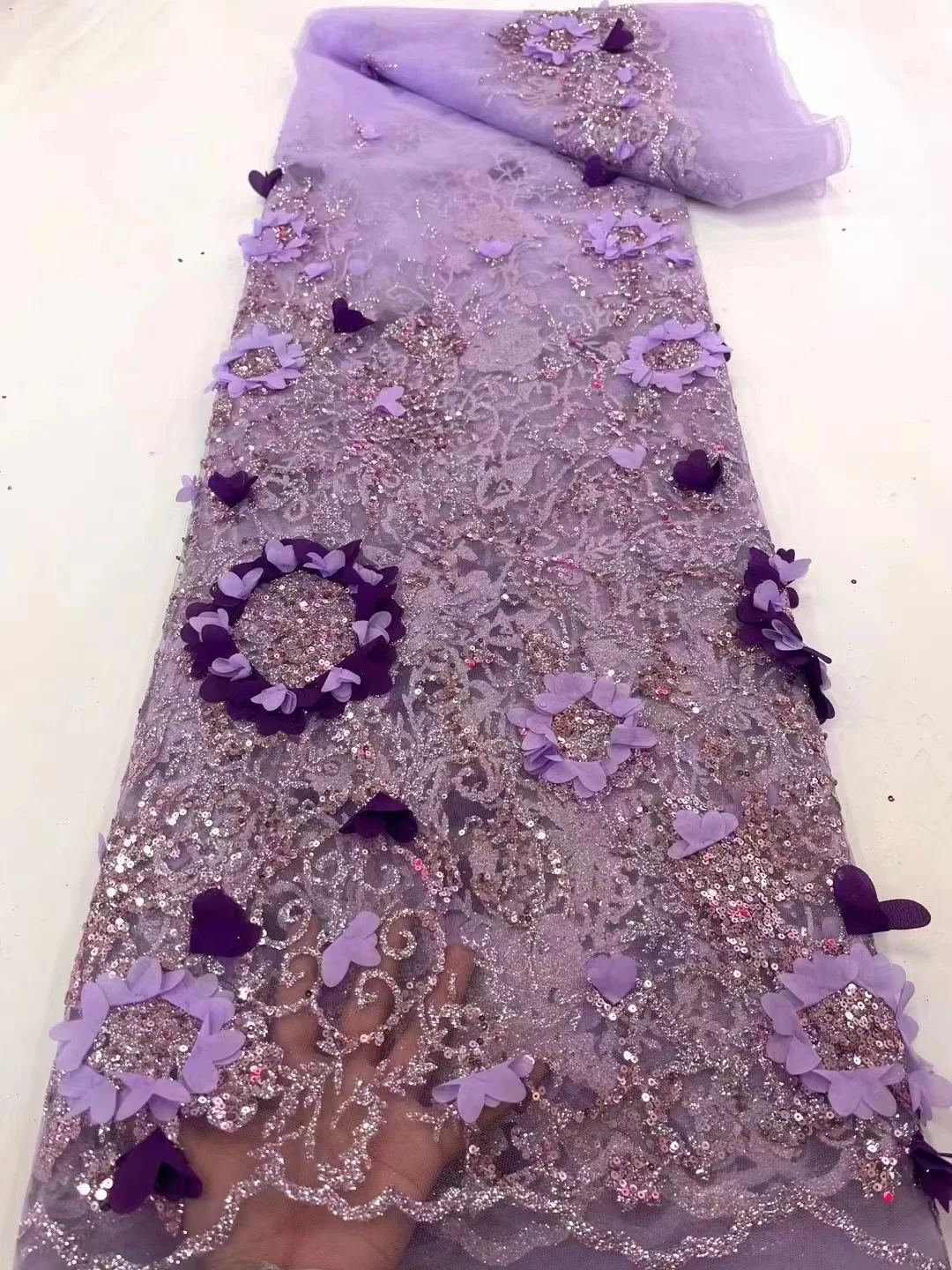 Latest African Lace Fabric 2023 Boutique Luxury 3D flowers Handmade Beaded Tube Embroidered Mesh Tulle lace fabric
Latest African Lace Fabric 2023 Boutique Luxury 3D flowers Handmade Beaded Tube Embroidered Mesh Tulle lace fabric