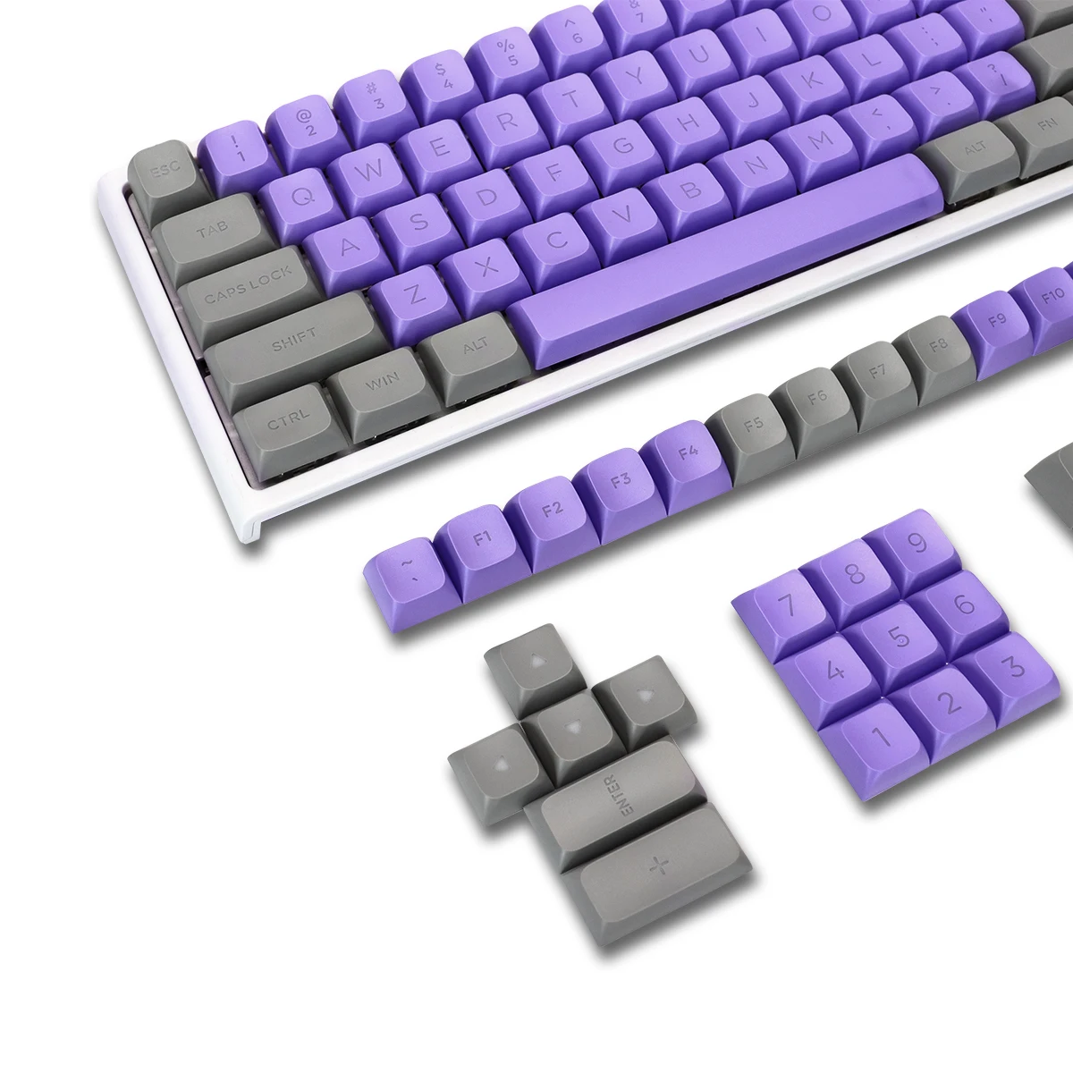 

Колпачки для клавиш XVX с профилем на заказ, колпачки для клавиш с двойным выстрелом, толстые клавиши PBT 110, клавиши для игровых клавиатур SK61/Duck...