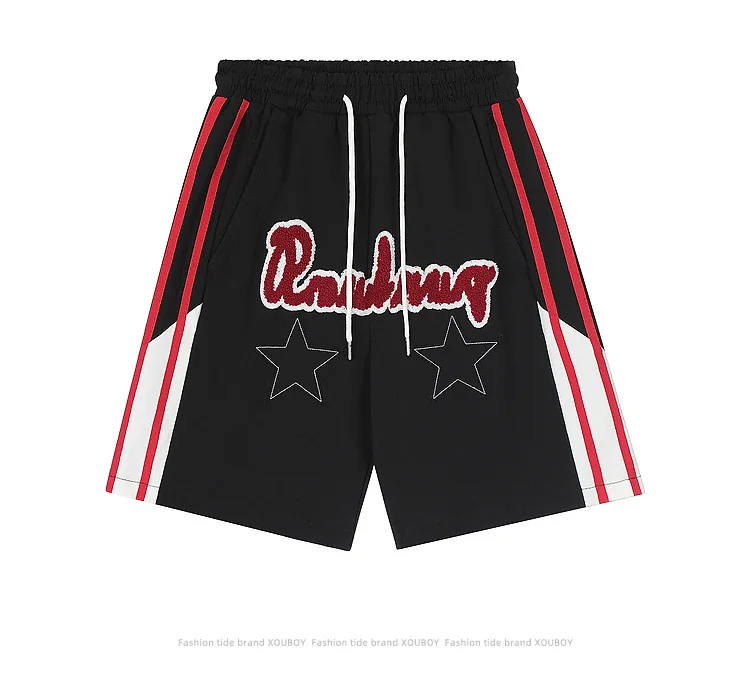 Shorts summer men women loose sports stars letters embroidered pants hip-hop high street stretch straight retro collision color
Shorts summer men women loose sports stars letters embroidered pants hip-hop high street stretch straight retro collision color
