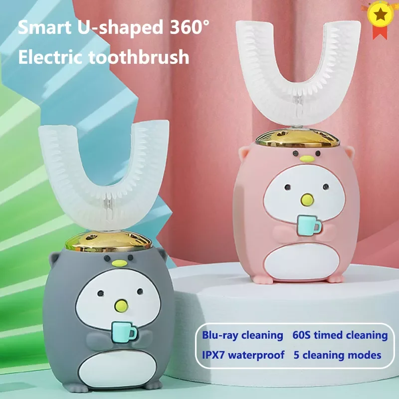 Ultrasonic Smart 360 Degrees XaoMi U Automatic Electric Toothbrush Kids Silicon Teeth Tooth Brush Cartoon Pattern Children
Ultrasonic Smart 360 Degrees XaoMi U Automatic Electric Toothbrush Kids Silicon Teeth Tooth Brush Cartoon Pattern Children