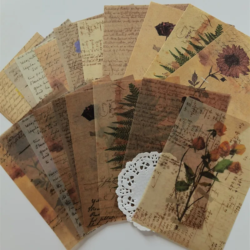 20 Pcs Vintage Mixed Paper Collage Scrapbooking Journal Material Card Making DIY Retro Flower Base Note Creative Memo Stationery
20 Pcs Vintage Mixed Paper Collage Scrapbooking Journal Material Card Making DIY Retro Flower Base Note Creative Memo Stationery