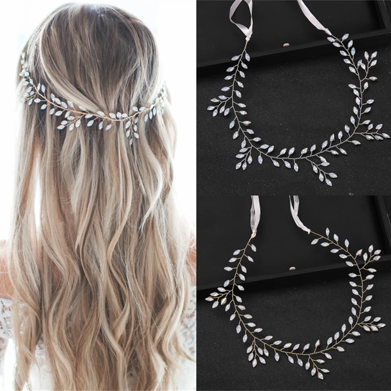 Handmade Bridal Hair Vine Headband Wedding Hair Accessories Comb Hair pins Hair Jewelry Rose Gold Silver Color Women Hairband
Handmade Bridal Hair Vine Headband Wedding Hair Accessories Comb Hair pins Hair Jewelry Rose Gold Silver Color Women Hairband
