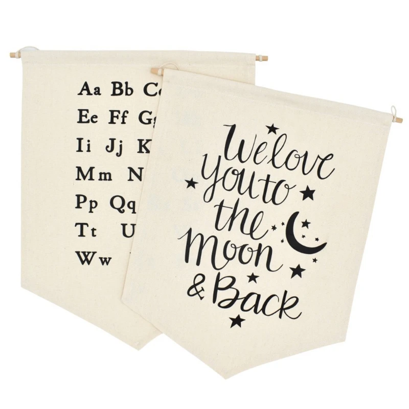 Скандинавские подвесные холщовые украшения для детской комнаты 
Скандинавские подвесные холщовые украшения для детской комнаты