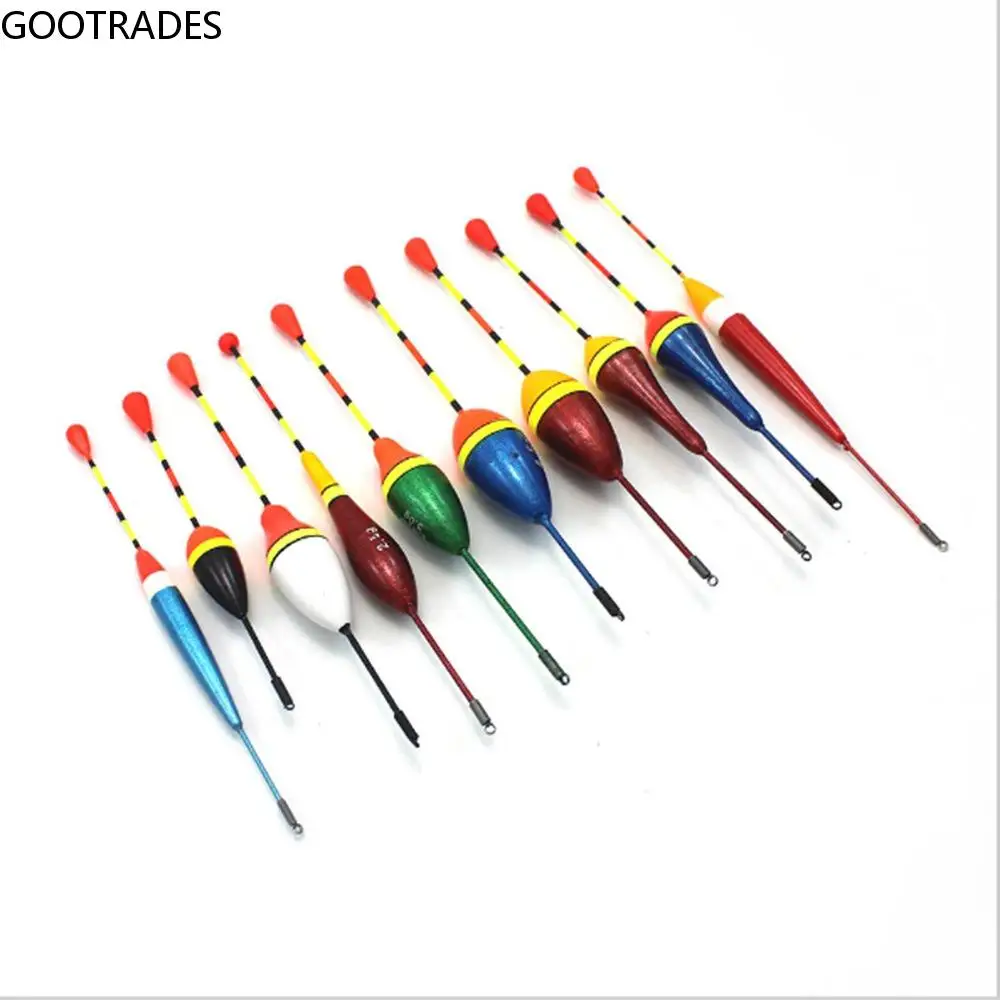 10PCS Colorful Mix Size Floats Set Buoy Bobber Stick Fishing Accessories 4.5/3/2.5/1.2/0.8/0.6g High Quality Carp Fishing Floats
10PCS Colorful Mix Size Floats Set Buoy Bobber Stick Fishing Accessories 4.5/3/2.5/1.2/0.8/0.6g High Quality Carp Fishing Floats