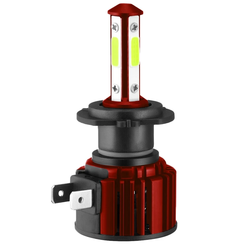 F8 4-Side Glow LED Car Headlight Automobile LED Lamp Upgrade Section Universal Car Headlight H7 Red
F8 4-Side Glow LED Car Headlight Automobile LED Lamp Upgrade Section Universal Car Headlight H7 Red