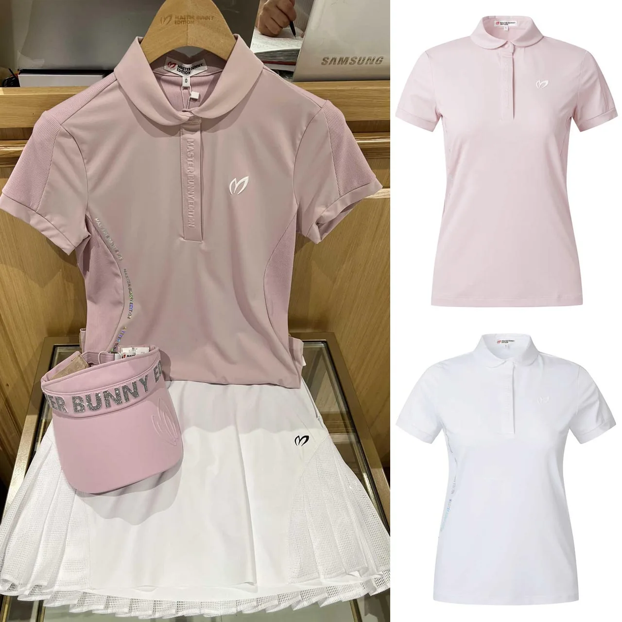 Master Bunny Golf Women's Spring/Summer Polo Neck Short Sleeve Slim Fit Sports Leisure Golf T-shirt Sports Fashion Top
Master Bunny Golf Women's Spring/Summer Polo Neck Short Sleeve Slim Fit Sports Leisure Golf T-shirt Sports Fashion Top