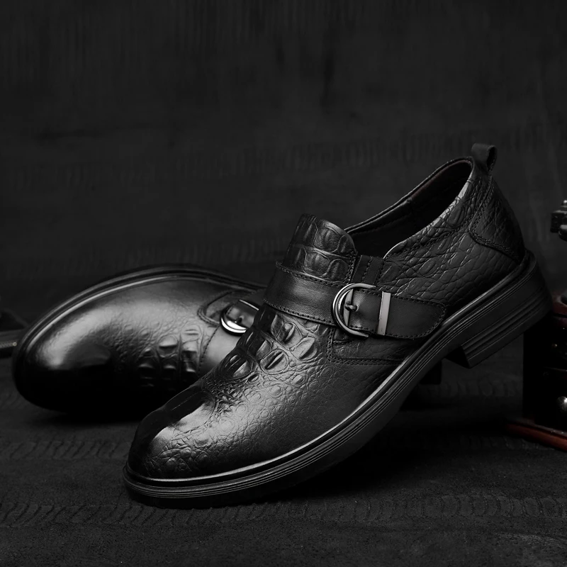 New Men's Chelsea Boots Male Ankle Shoes New Male Genuine Leather Casual Shoes High Quality Men's Oxfords Shoes Monk Strap Shoes
New Men's Chelsea Boots Male Ankle Shoes New Male Genuine Leather Casual Shoes High Quality Men's Oxfords Shoes Monk Strap Shoes