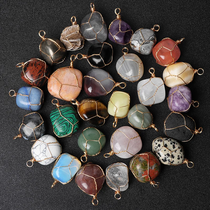 1PC Natura Raw Stone Pendant Irregular Rose Quartz Agat Tiger Eye Beads Pendants Charms for DIY Jewelry Making Necklace Earrings 
1PC Natura Raw Stone Pendant Irregular Rose Quartz Agat Tiger Eye Beads Pendants Charms for DIY Jewelry Making Necklace Earrings